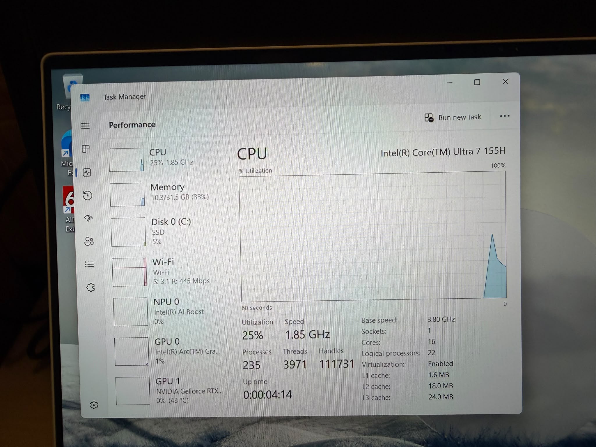Laptop Dell XPS 9640 cu procesor Intel® Core™ Ultra 7 155H pana la 4.8GHz, 16.3", Full HD+, 32GB, LPDDR5X, 1TB SSD, NVIDIA® Geforce RTX™ 4060 with 8GB GDDR6, Windows 11 Pro, Silver - imagine 16