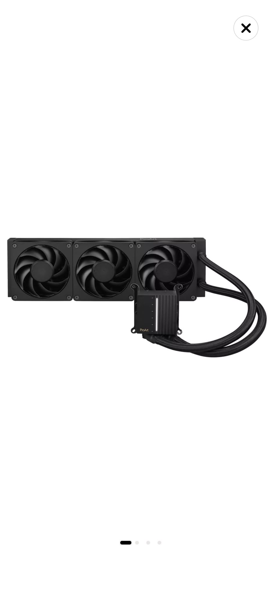 Cooler procesor ASUS ProArt LC 360, Alphacool Apex Stealth Metal Power Fans - imagine 4