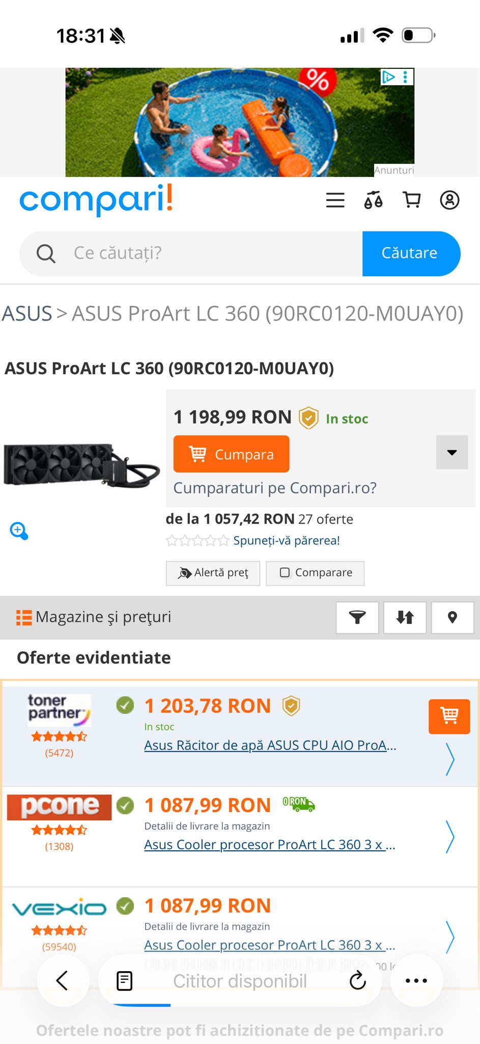 Cooler procesor ASUS ProArt LC 360, Alphacool Apex Stealth Metal Power Fans - imagine 5