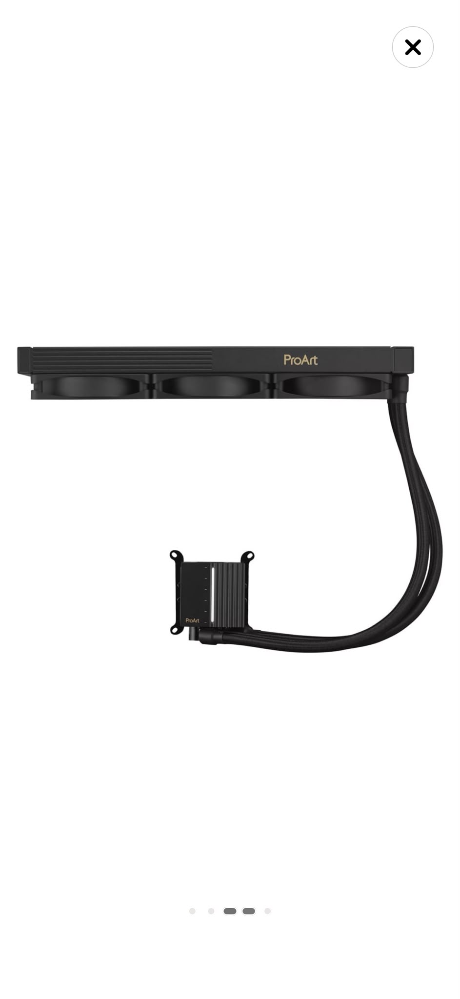 Cooler procesor ASUS ProArt LC 360, Alphacool Apex Stealth Metal Power Fans - imagine 7