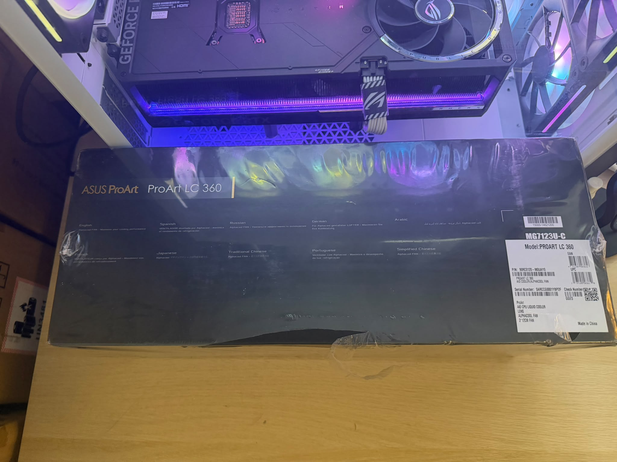 Cooler procesor ASUS ProArt LC 360, Alphacool Apex Stealth Metal Power Fans - imagine 8