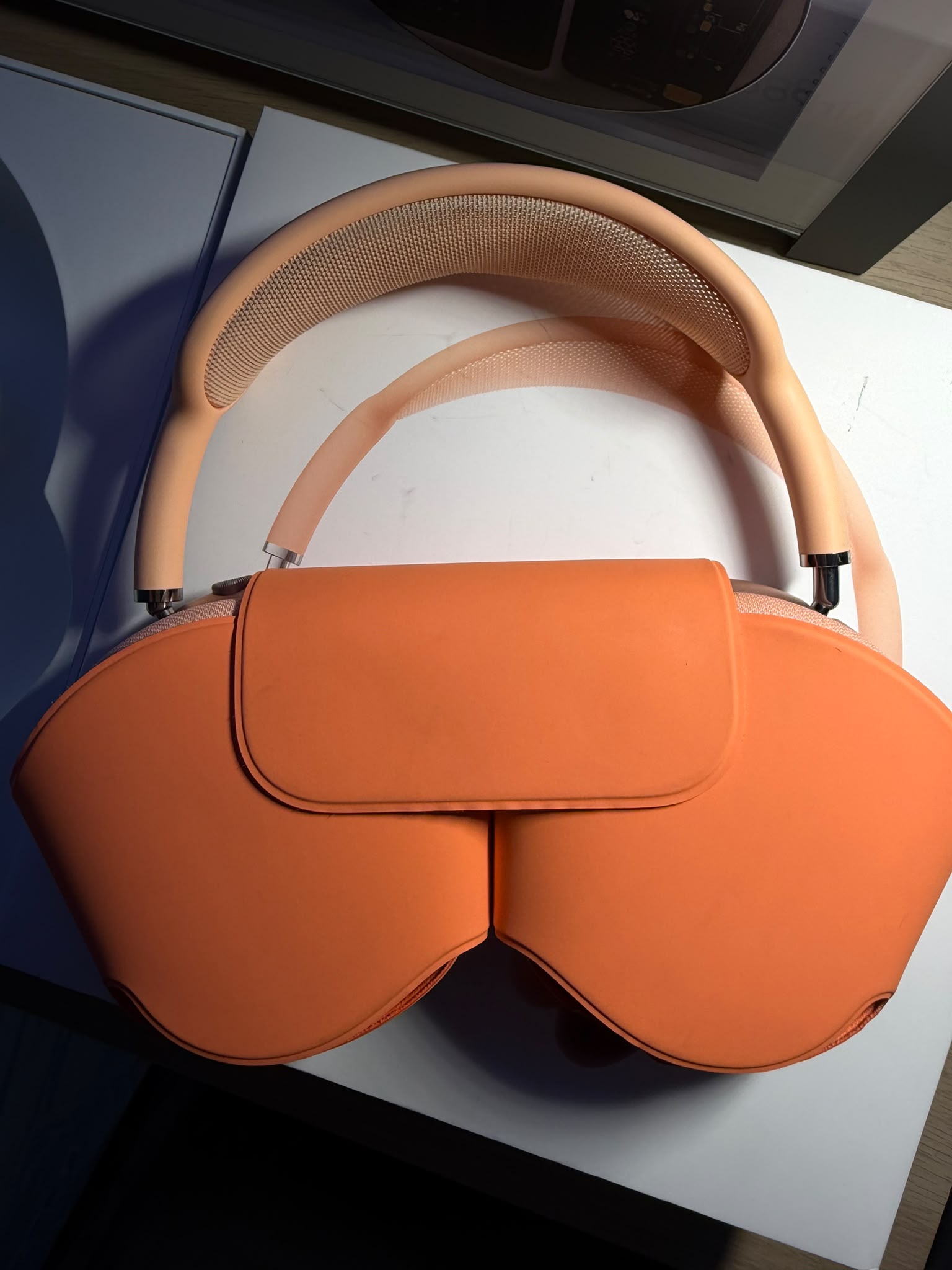 Casti Apple AirPods Max (2024), Orange USB-C - imagine 14
