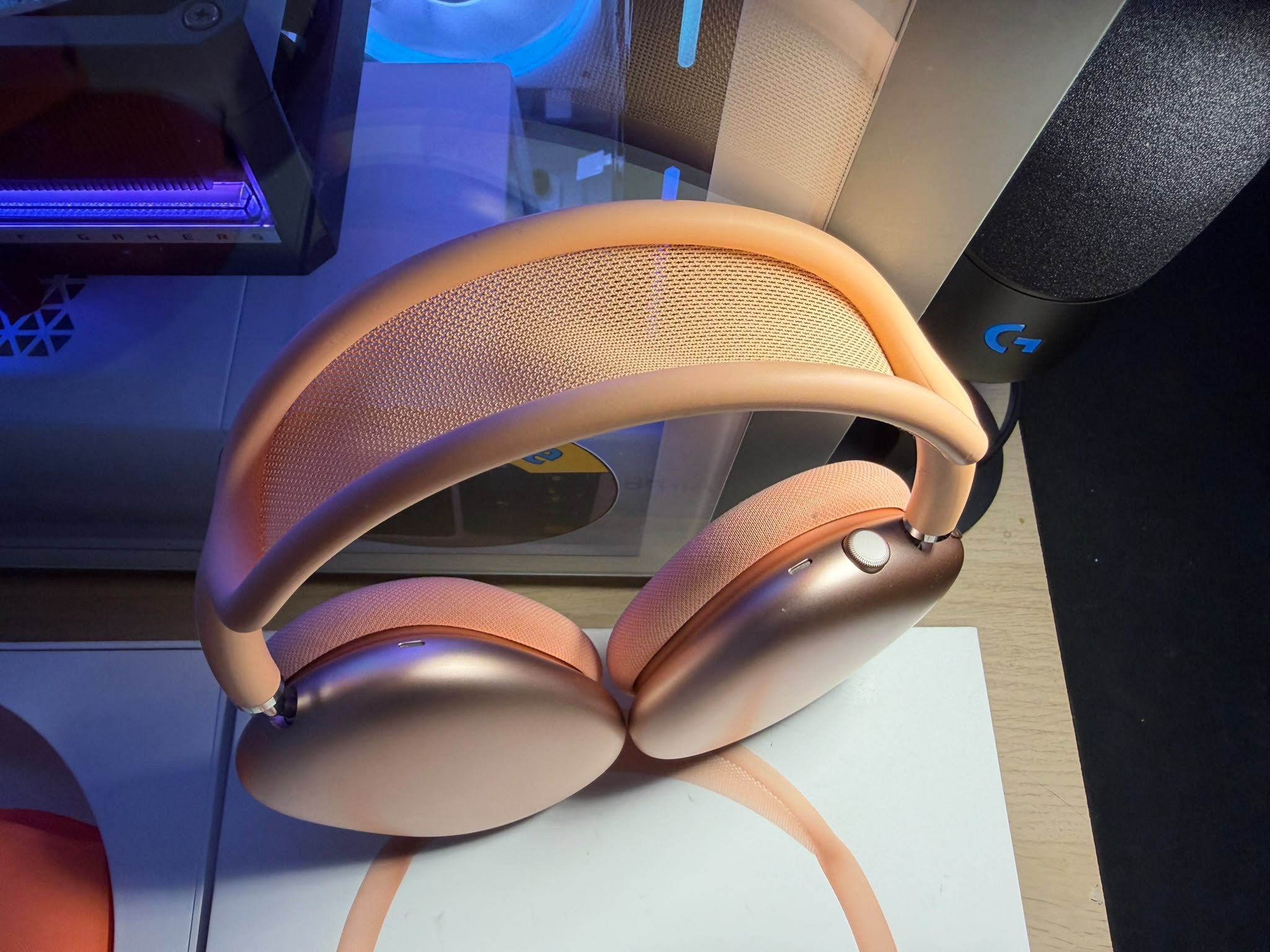 Casti Apple AirPods Max (2024), Orange USB-C - imagine 3