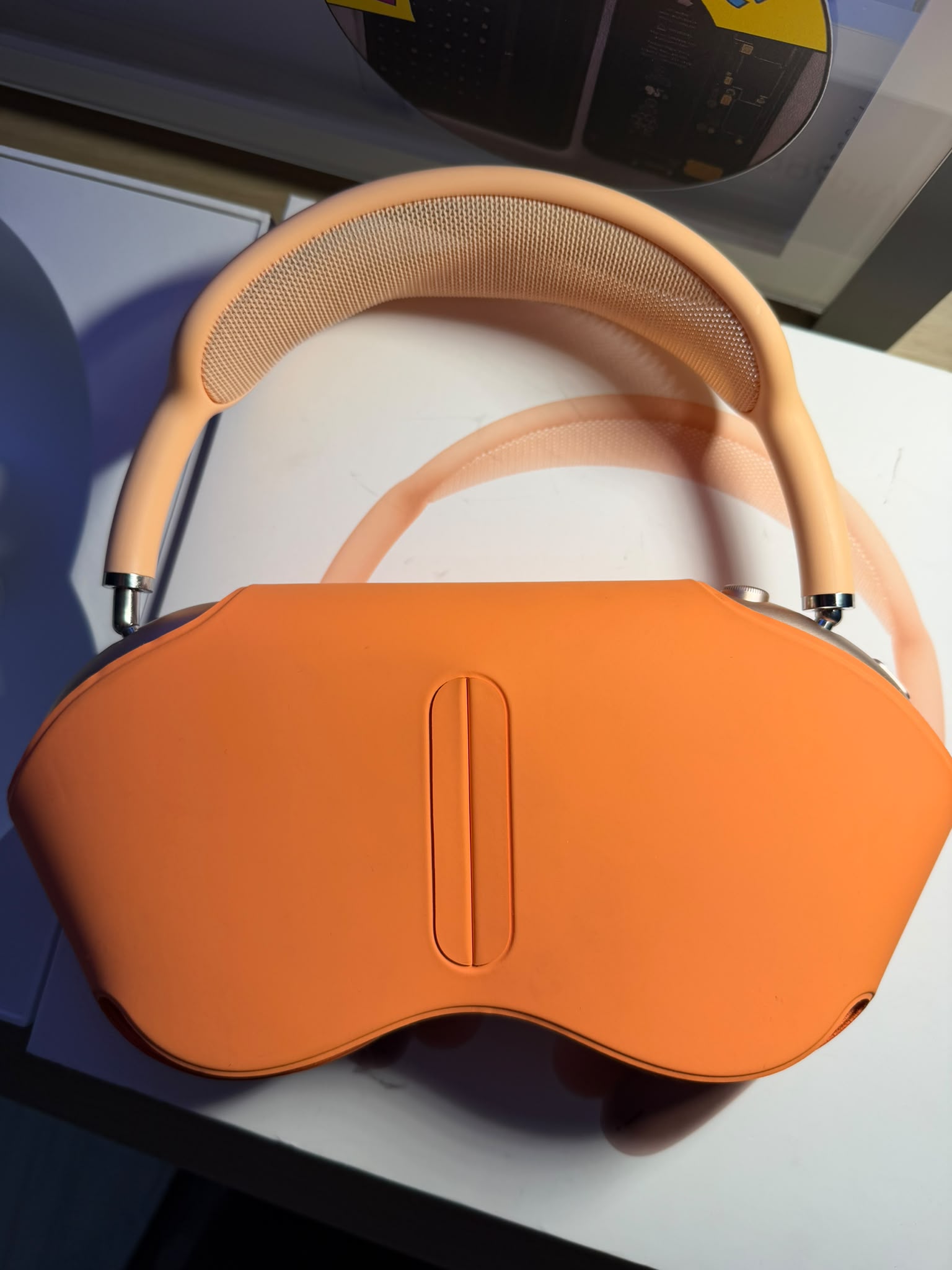 Casti Apple AirPods Max (2024), Orange USB-C - imagine 13