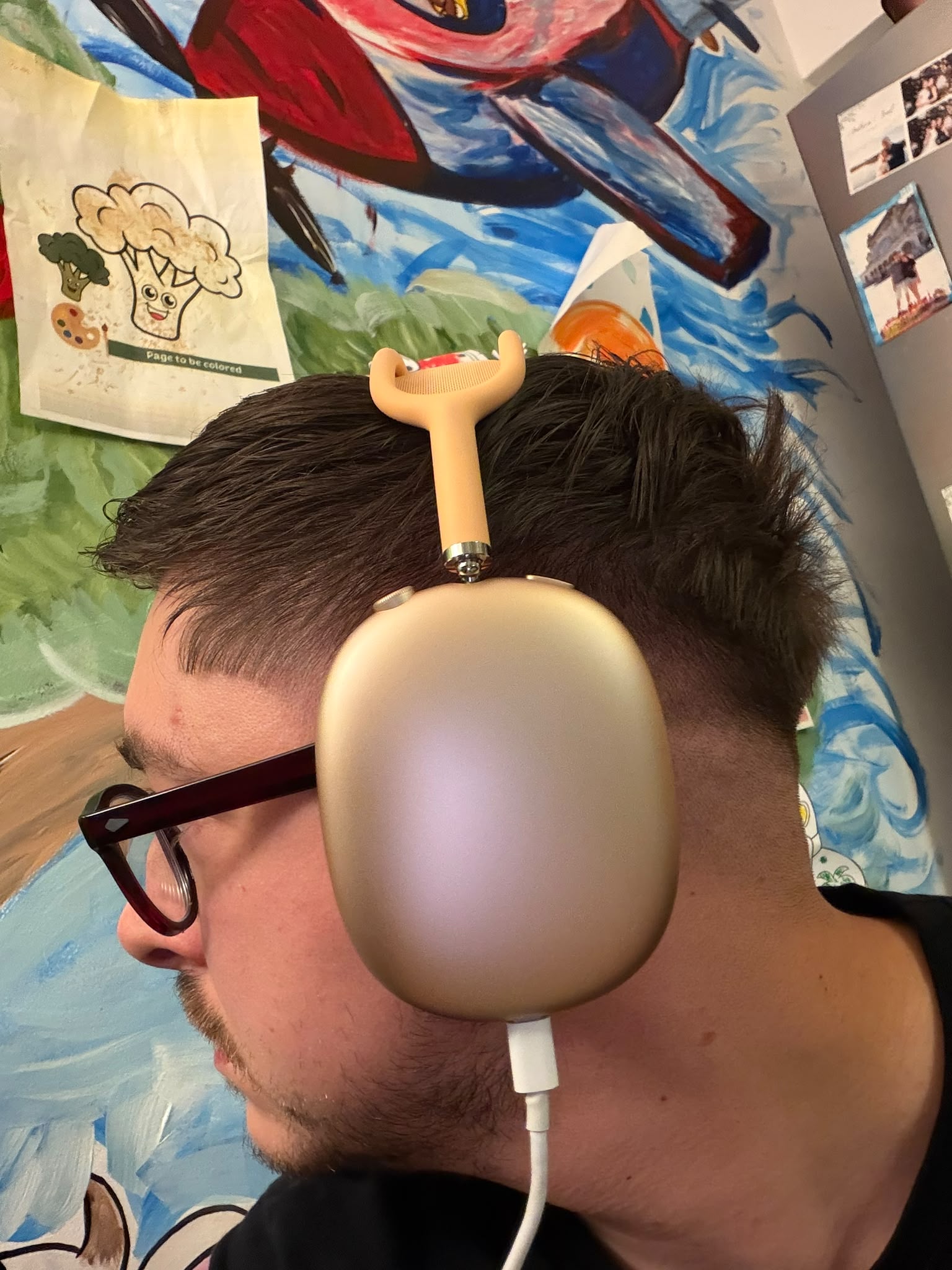 Casti Apple AirPods Max (2024), Orange USB-C - imagine 5
